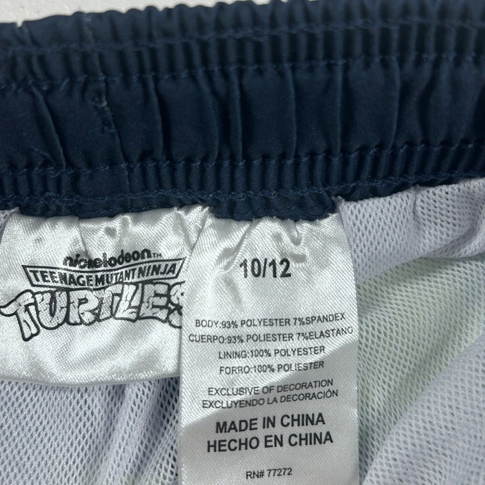 Nickelodeon Teenage Mutant Ninja Turtles Swim Trunks‎ Shorts Boy's L 10/12 NEW